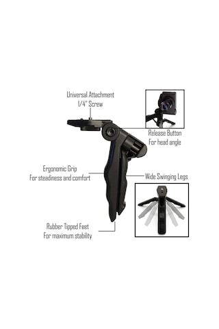 Telefonlar İçin Mini Fonksiyonel Tripod + 49 Led Light - Iphone , Samsung , Xiaomi , Huawei Vb.
