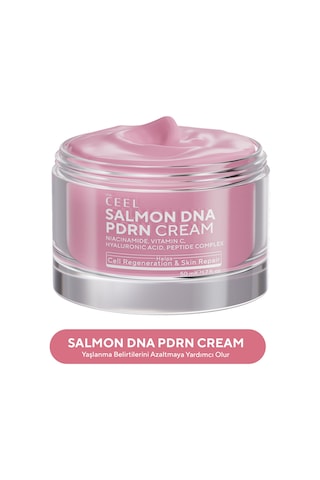 The Ceel Somon DNA PDRN Onarıcı & Yenileyici Yüz Kremi – Seramid & Peptit Kompleksi 50 ml