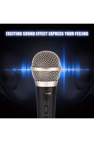 Kardiyoid Dinamik Mikrofon, Geniş Uygulama Alanları İçin Stüdyo Kalitesinde Ses Çinko Alaşımı