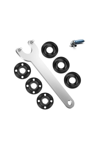 Pazly 5 Parçalı Çelik Öğütücü Seti, Açılı Öğütücü Bakımı, Flanş Kilit Somunu