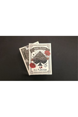 Rose Elites - Old Masters Black Marked Deck İşaretli Premium Oyun Kağıdı İskambil Kartları Destesi