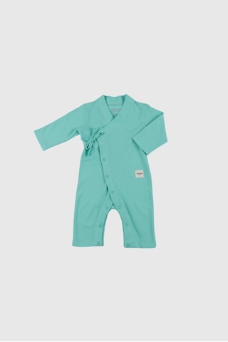 Totzee Uzun Kimono Tulum Mint Yeşili Mint