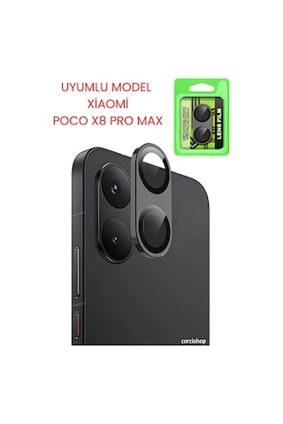 Redmi Turbo 5 Max 5g / Poco X8 Pro Max 5g Uyumlu Kamera Lens Koruyucu Safir