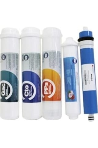 Aquaturk Inline Kapalı Kasa Tüm Su Arıtma Cihazlarına Uyumlu 5'li Filtre Takımı