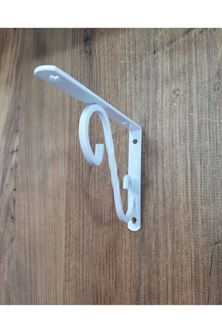 Ferforje Raf Altı Beyaz 15 11,5 Cm 4adet Beyaz