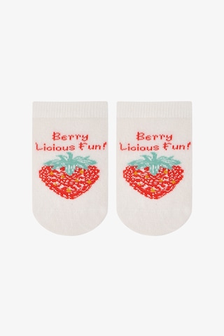 Penti Pembe Kız Çocuk Berrylicious Fun 3 'lü Patik Çorap