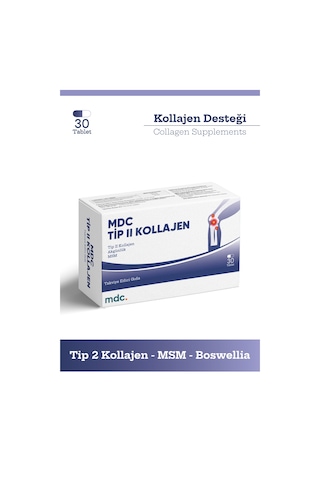 Mdc Tip 2 Kolajen+Msm+Boswellia 30 Tablet