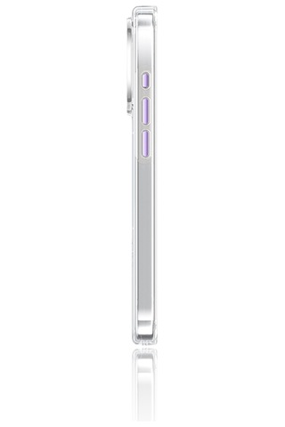 Apple Uyumlu iPhone 15 Pro Max Kılıf Magsafe Şarj Özellikli Standlı Pynana Dancing Streamer Serisi Kapak Mor
