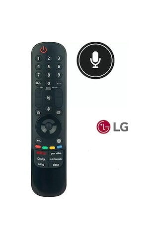 Lg İle Uyumlu Model Oled65c46la Webos Tv Kumandası-mikrofon Ve Air Mouse