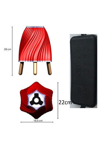 Abajur Galaksi Kırmızı,samanyolu Temalı Abajur,modern Yer Lambası