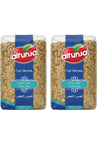 Altunsa Yeşil Mercimek Yerli 900 G x 2 Adet