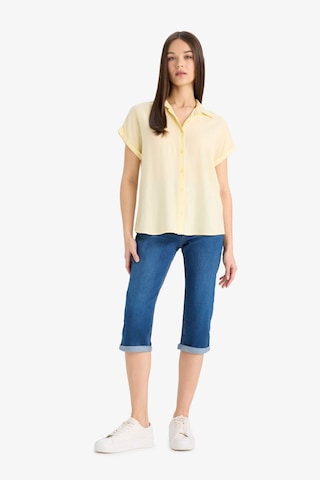 DeFacto Regular Fit Basic Düz Viskon Kısa Kollu Gömlek N7819AZ25SPYL155