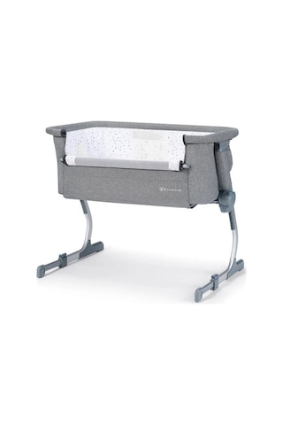 Kinderkraft Uno Up Anne Yanı Beşiği - Grey Melange Grey