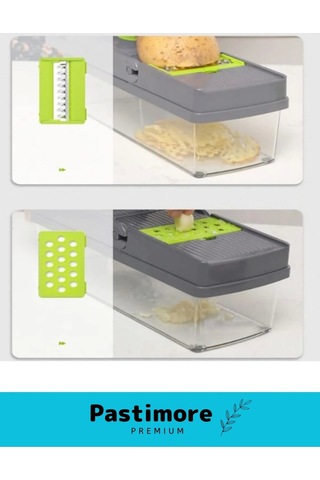 Premium Pratik Paslanmaz Çelik Ev Mutfak Kamp Piknik Çok Fonksiyonlu Kesme Doğrama Kiti