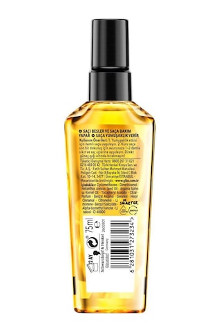Schwarzkopf Gliss Daily Oil Elixir Saç Bakım Yağı 75 ML