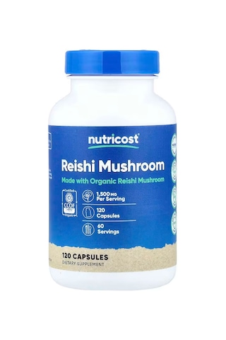 Nutricost Organic Reishi Mushroom 120 Capsules