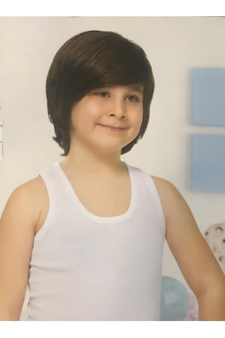 Namaldı Ribana Erkek Çocuk Siyah Pamuklu Atlet 307 Siyah SiYAH