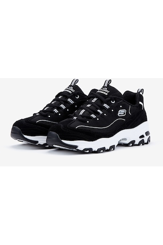 Skechers D'Lites - March Forward Kadın Siyah Sneakers 13148 Bkw Siyah