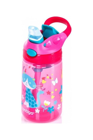 Contigo Gizmo Flip 420ml Pembe Baykuş Su Matarası Suluk