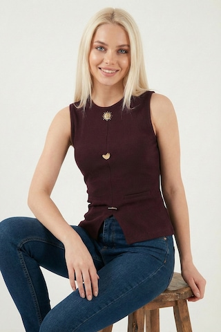 Lela Bayan Bluz 5866475 Mürdüm Mürdüm