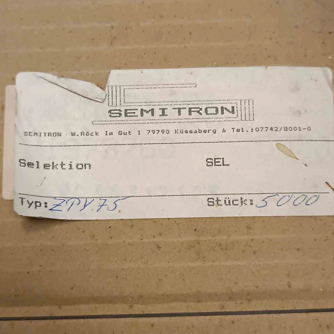Zpy75 75v 1.3w Zener Diyot 125 Adet