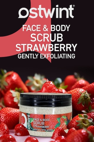Peeling Gel 300 Ml Strawberry Scrub 2 Adet