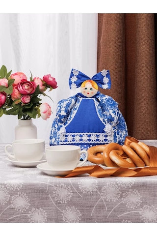 Rukavica Demlik İçin Baha, Sürahi İçin Kapak / Hanım Demlik Halkası 203856636 Mavi