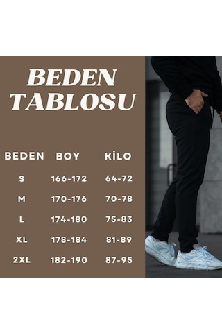 Klasik Erkek Jagger Pantolon Klasik Duble Paça Detaylı Jogger Likralı Erkek Kumaş Pantolon