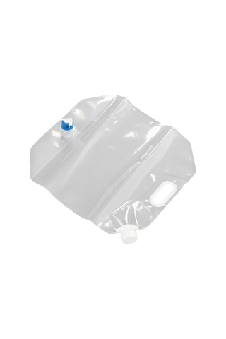 Wezone 15l Pvc Katlanabilir Su Torbası - Dışarıda Kamp, Bisiklet Turu Ve Acil Durumlar İçin Taşınabilir, Sızıntısız Su Saklama Cihazı Su Kranıyla Beyaz