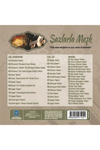 Sazlarla Meşk Cd