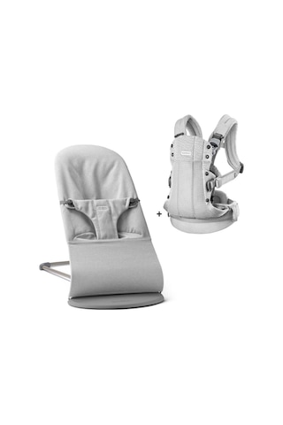 Babybjörn Balance Bliss Ana Kucağı Woven Melange & Kanguru Harmony 3d Mesh / Light Grey