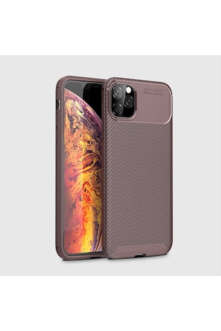 Apple Uyumlu iPhone 11 Pro Kılıf Zore Negro Silikon Kapak-Siyah