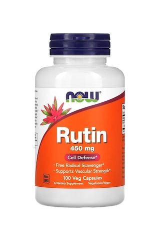 Now Foods, Rutin, 450 Mg, 100 Veg Capsules