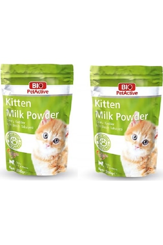 Bio Petactive Kitten Milk Powder Yavru Kedi Süt Tozu 200 Gr. X 2 Adet Bio Petactive Kitten Milk Powder Yavru Kedi Süt Tozu 200 Gr. X 2 Adet