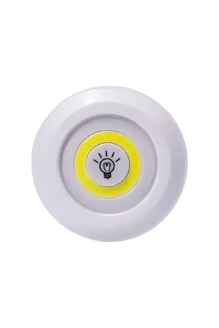 Led Lamba 3'lü Uzaktan Kumandalı Yapışkanlı Çok Renkli