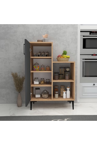 Arnett Mutfak Banyo Reysary Çok Amaçlı Dolap Atlantikçam Antrasit