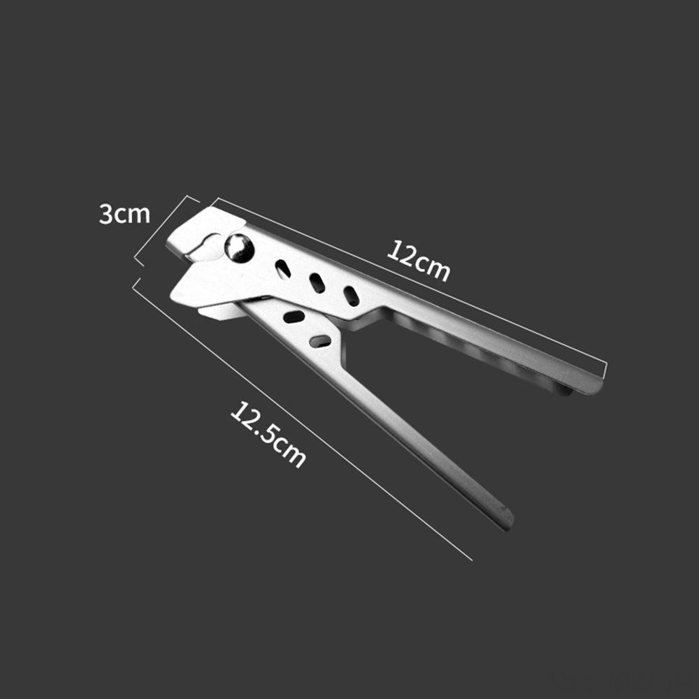 Moveevo Alüminyum Tencere Tutucu - Isıtaşlı Tabak, Kase, Tencere Taşıma Aracı - 12.5x3 Cm - 33g Gümüş