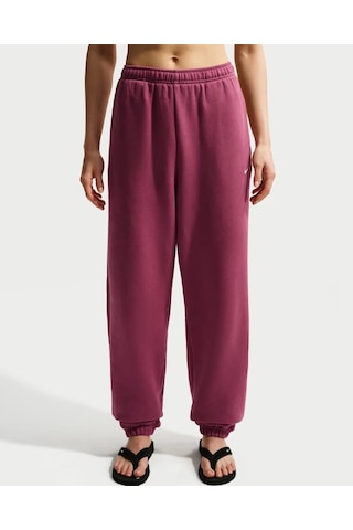 Nike Studio Fleece Medium Weight Kadın Eşofman Altı Im8074-654 Bordo