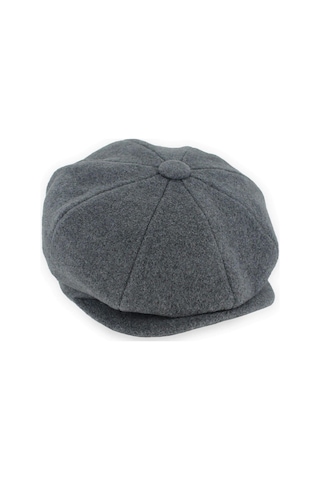 Superstorm Erkek Yün Newsboy Kasket Ingiliz Flat Cap Şapka
