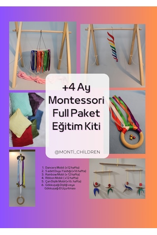 +4 Ay Montessori Eğitim Kiti