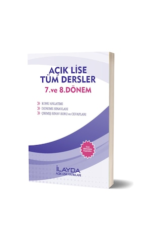 Açık Öğretim Lisesi 7-8. Dönem Tüm Dersler Kitabı
