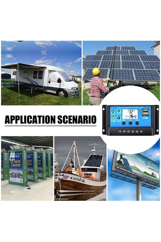 Springsun 12v/24v Otomatik Şarj Regülatörü - Çift Usb, Dıy Sistemler İçin