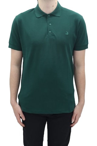 Santa Dmctekstil Erkek Dior Düz Spor Kesim Dar Kalıp Cepsiz Polo Yaka T-shirt Haki
