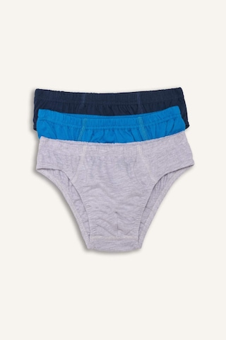Defacto Penye 3lü Slip Külot Erkek Çocuk G8560a826spbe513 Mavi-be513