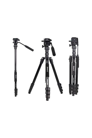 Jmary Kt285+nb50 Ayarlanabilir Başlıklı Tripod Siyah