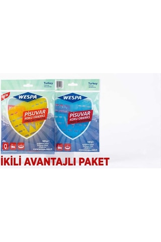 Wespa 2'li Turuncu Ve Mavi Renkli Pisuvar Koku Gidericisi