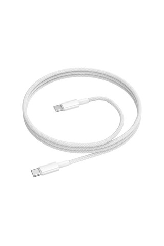 Borofone Bx117 1m 60w Tip-c Tip-c Kaynağı Şarj Veri Kablosu Beyaz