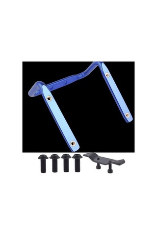 Pazly Entegre Alüminyum Bisiklet Şişe Kafesi Adaptörü - Çift Şişe Montajı - Korozyon Ve Deformasyona Dayanıklı Siyah Siyah