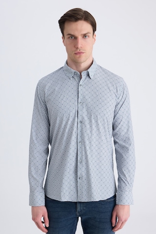 Twn Slim Fit Taş Baskılı Gömlek 4ec02ad072802 S01