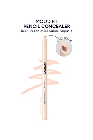 Renk Düzenleyici Kalem Kapatıcı Somon Mercan Rengi Perıpera Mood Fit Pencil Concealer 001coversalmon 001